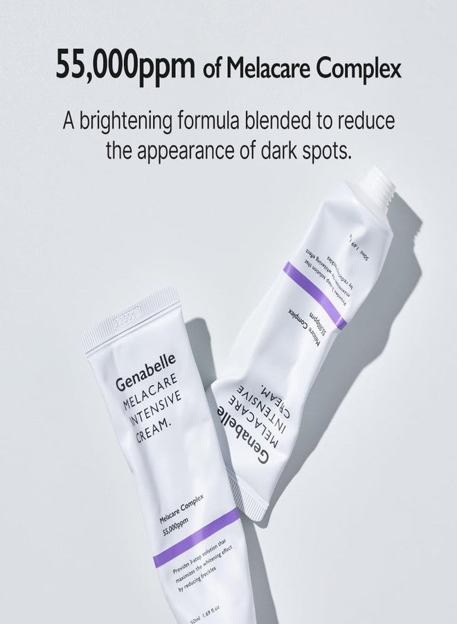 Genabelle Melacare Intensive Cream – Targeted Care for Uneven Skin Tone, Hydrating & Nourishing Daily Moisturizer with Niacinamide and Tranexamic Acid 1.69 fl oz - Image 2